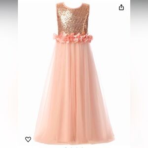 NWOT Little Girls Sequined Flower Girl Dress🌸